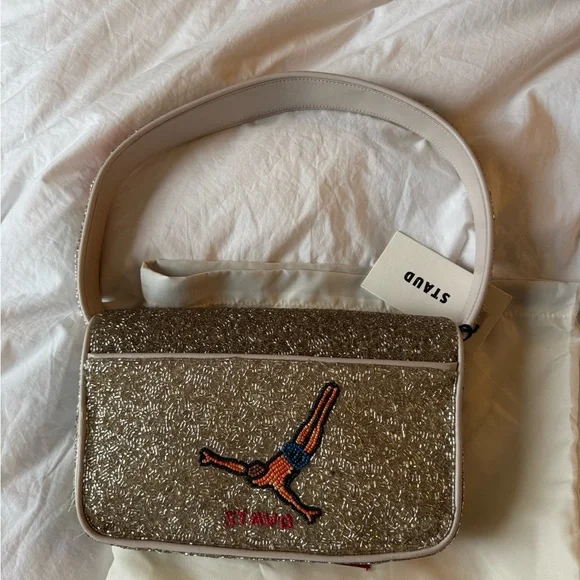 Staud Tommy Beaded Women's Bag - Picture 8 of 9